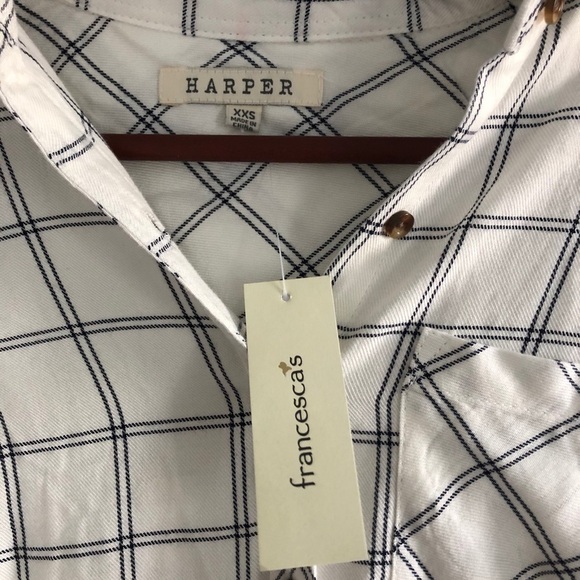 🆕 Button-up top by Harper size xxs - Picture 5 of 5